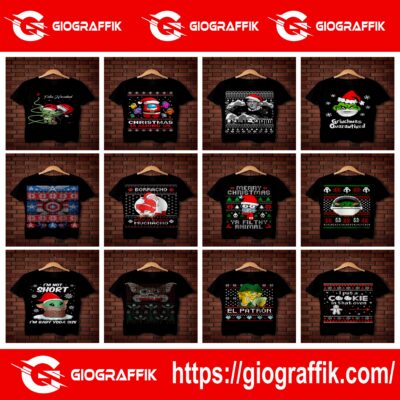 CAMISETAS NAVIDAD DISEÑOS