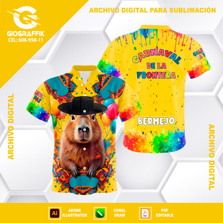 CAPIBARA YELLOW CARNAVALERO