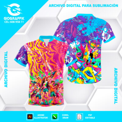 CARNAVAL 2026 GRUNGE CIAN