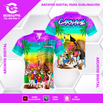 CARNAVAL CERPENTINA DEGRADE GRUNGE