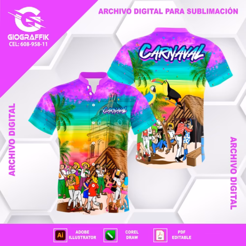 CARNAVAL CERPENTINA DEGRADE GRUNGE