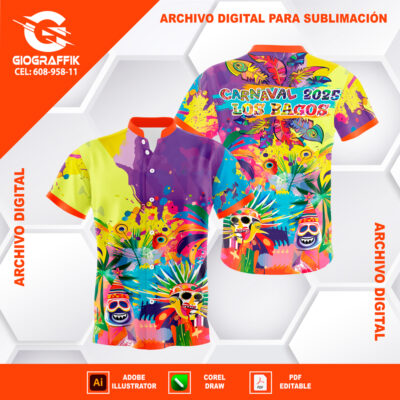 CARNAVAL GRUNGE MASCARA PALMERA