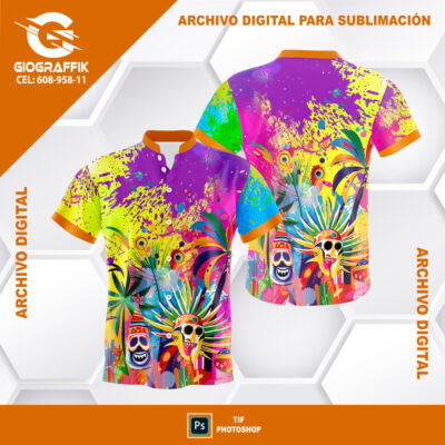 CARNAVAL GRUNGE YELLOW MASCARA