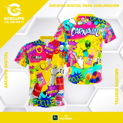 CARNAVAL MONTERO YELLOW ILUSTRACIONES