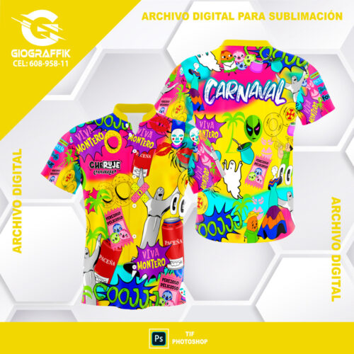 CARNAVAL MONTERO YELLOW ILUSTRACIONES