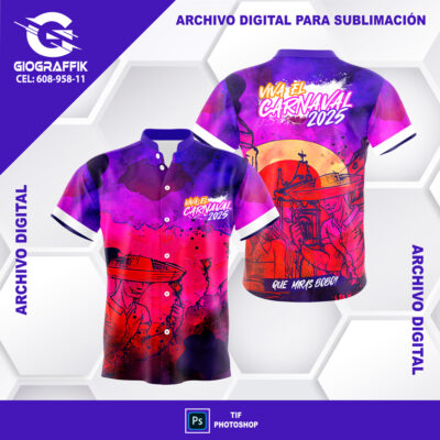 CARNAVAL MORADO RED MANCHA