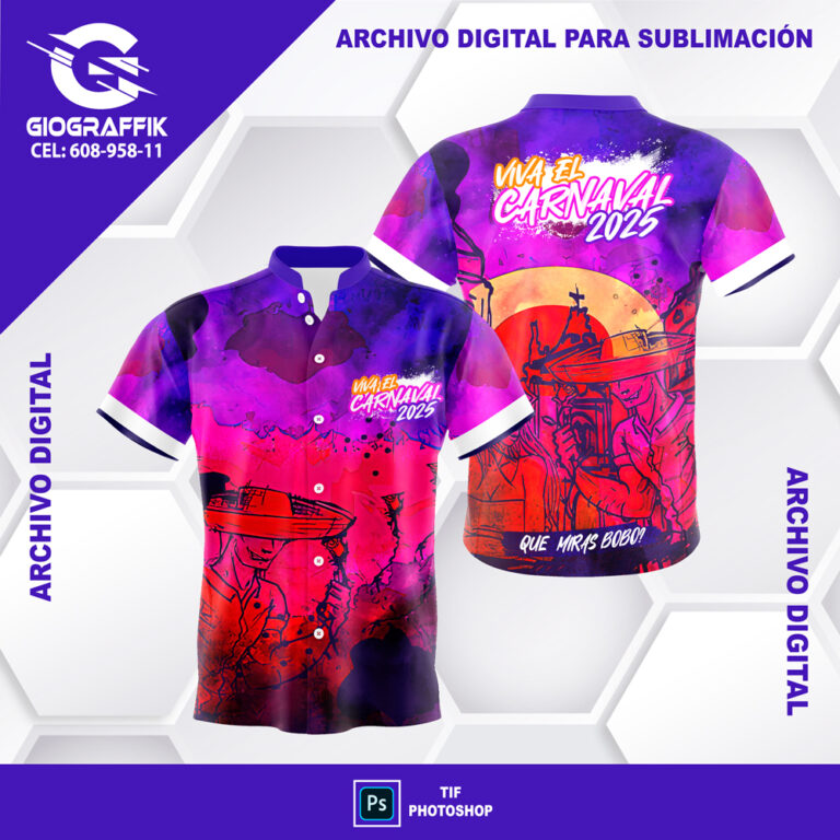 CARNAVAL MORADO RED MANCHA
