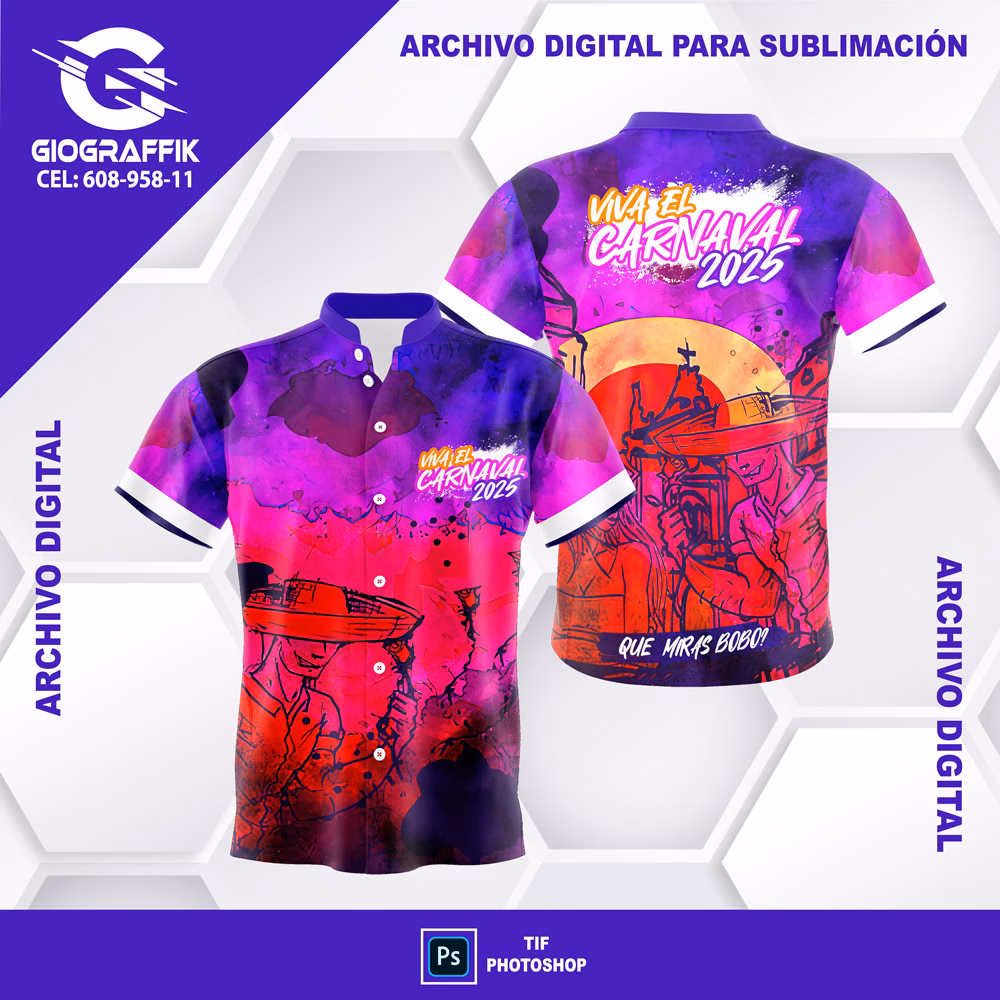 CARNAVAL MORADO RED MANCHA