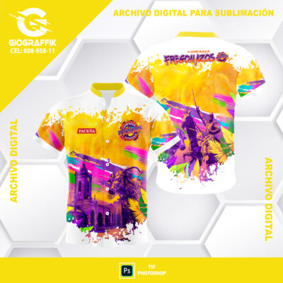 CARNAVAL YELLOW WHITE DESIGN
