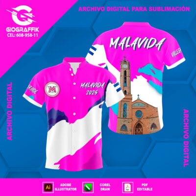 CARNAVALERO DESIGN MANCHA PINCEL MAGENTA