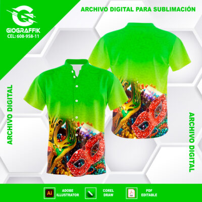 CARNAVALERO GREEN YELLOW DEGRADE