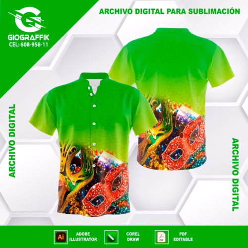 CARNAVALERO GREEN YELLOW DEGRADE