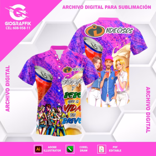 CARNAVALERO GRUNGE COLORS MORADO
