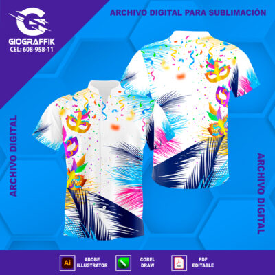 CARNAVALERO HOJAS PALMERAS 2026 COLORS