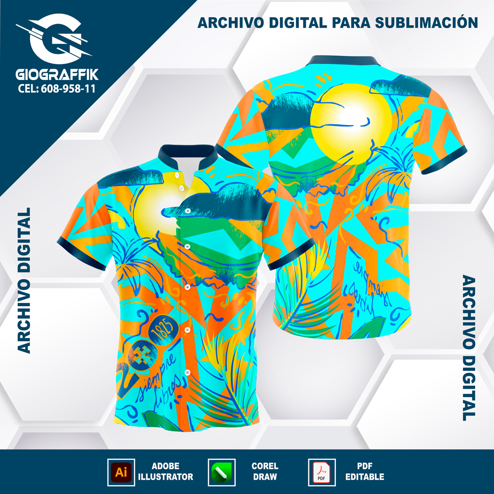 CARNAVALERO TRAMA CIAN DEGRADE ORANGE CARNAVALERO TRAMA CIAN DEGRADE ORANGE