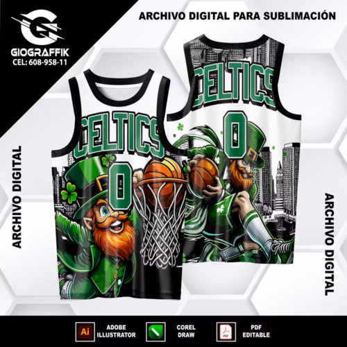 CELTIC GREEN DUENDE NBA CIUDAD
