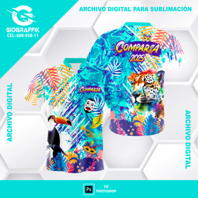 CIAN CELESTE WHITE CARNAVAL MASCOT