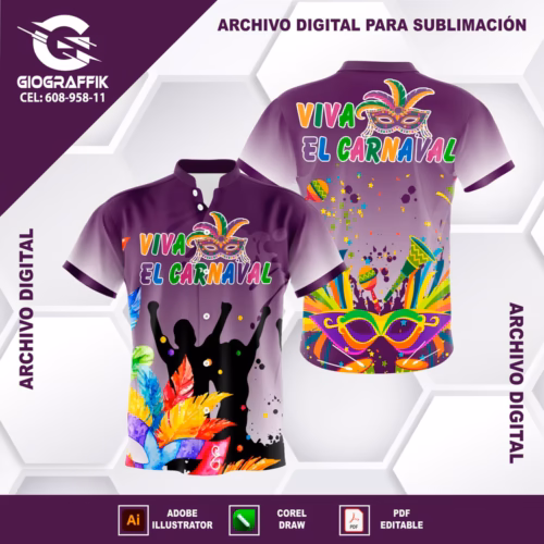 DEGRADE CARNAVALERO LILA MORADO MANCHA