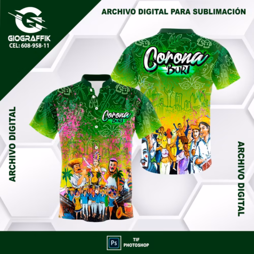 DEGRADE GREEN BLACK CARNAVAL