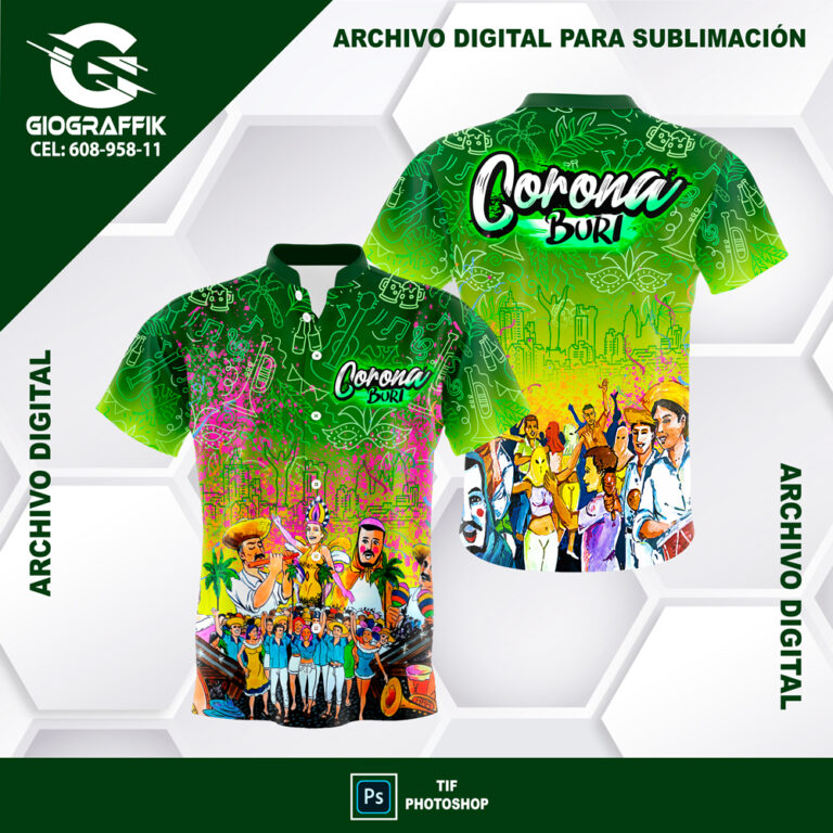 DEGRADE GREEN BLACK CARNAVAL