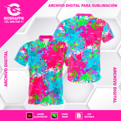 DESIGN MANCHAS GRUNGE CARNAVAL