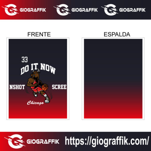 DO IT NOW BASKET DEGRADE BLACK RED TORO