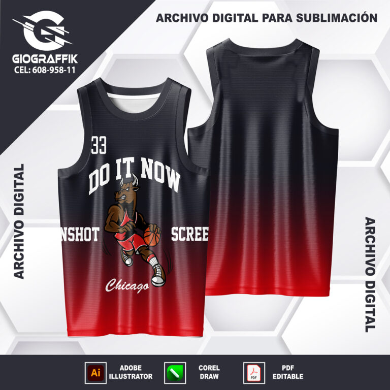 DO IT NOW BASKET DEGRADE BLACK RED TORO