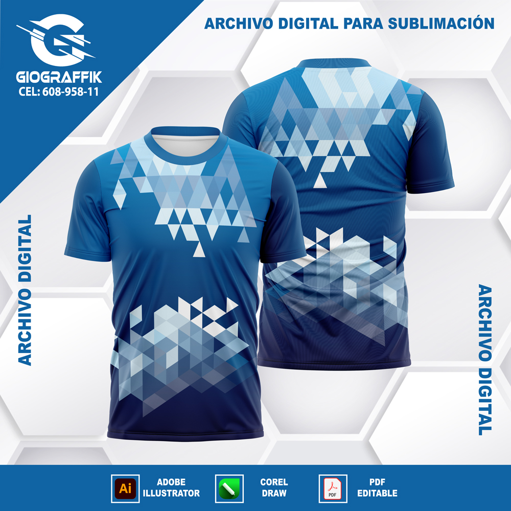 GEOMETRIC CIAN DEGRADE BLUE CHINITO C GEOMETRIC CIAN DEGRADE BLUE CHINITO C