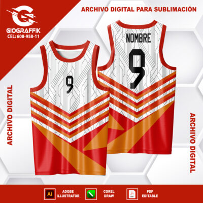 GEOMETRIC GRIS ORANGE CONCEPT