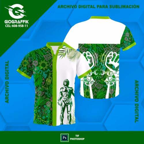 GREEN CADENAS WHITE TRAMA CARNAVAL