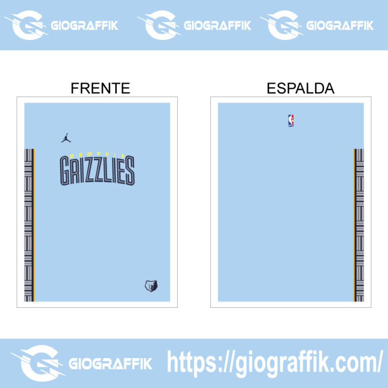 GRIZZLIES NBA CIAN PASTEL GEOMETRIC