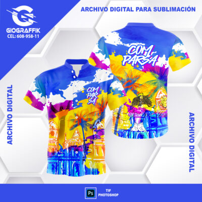 GRUNGE MANCHA CARNAVAL YELLOW BLUE MORADO