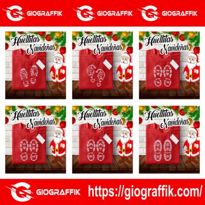 HUELLITAS NAVIDEÑAS NAVIDAD