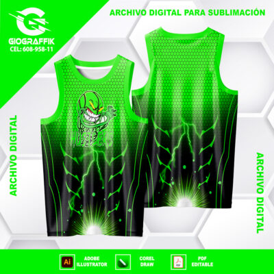 HUSTLERS ELECTRIC RAYO PANAL GREEN
