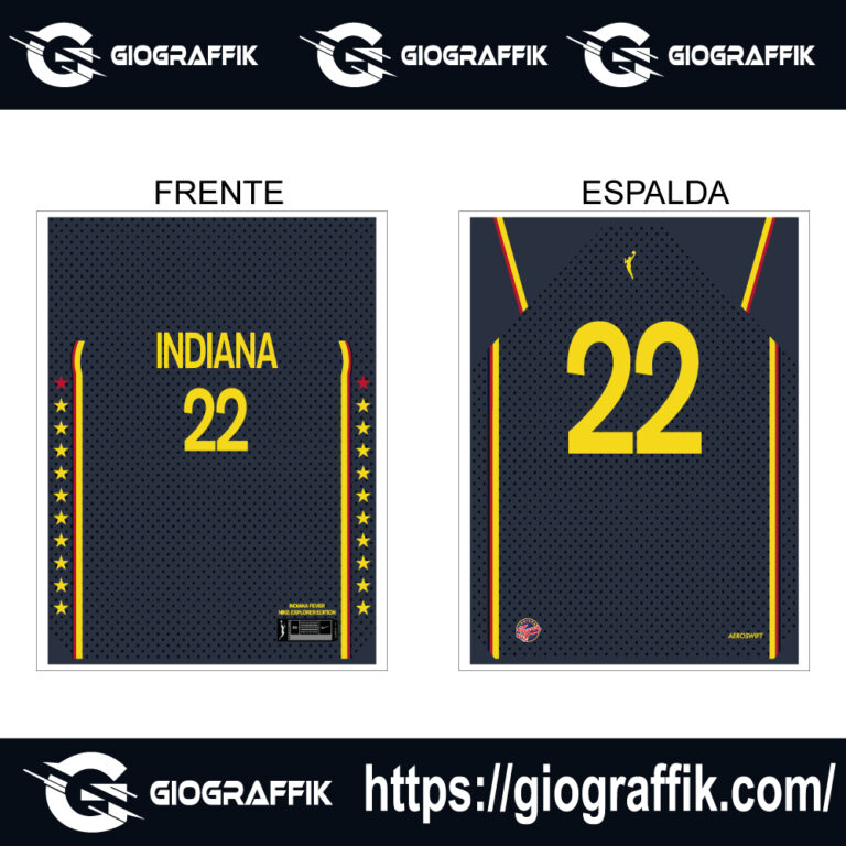 INDIANA MARINO BLUE ESTRELLAS YELLOW