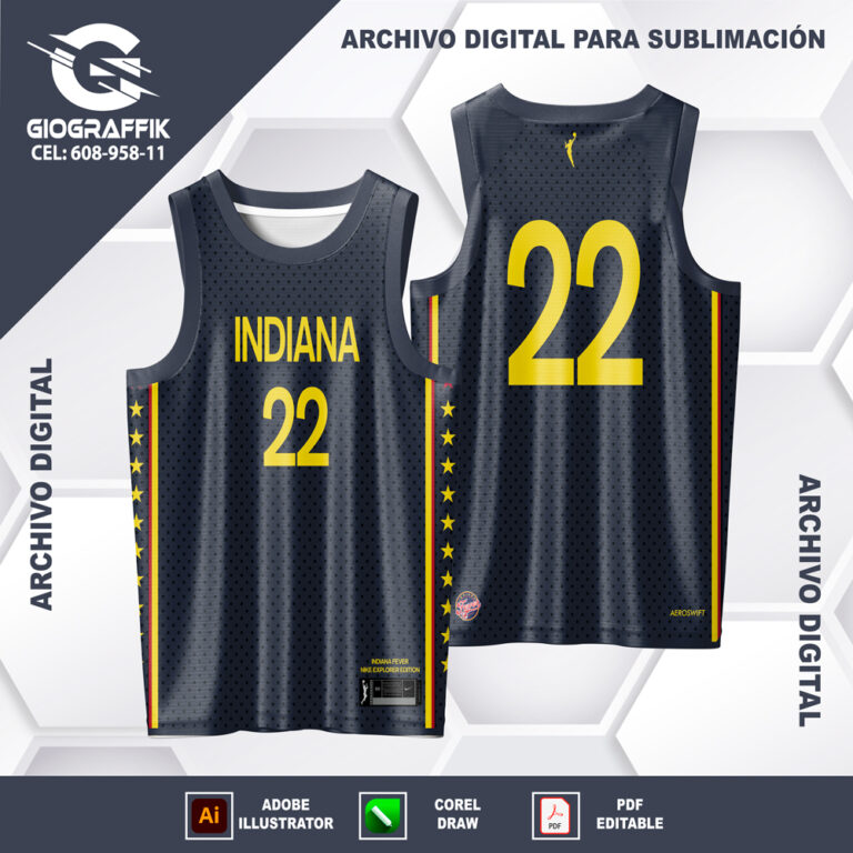 INDIANA MARINO BLUE ESTRELLAS YELLOW