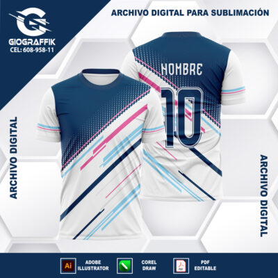 LINEAS GEOMETRIC CHINITO BLUE