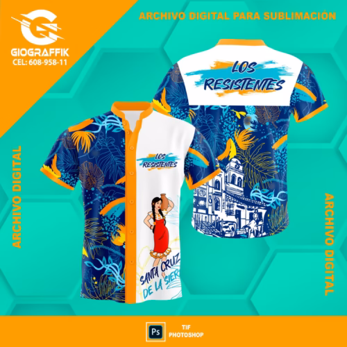 LOS RESISTENTES BLUE HOJAS CARNAVAL