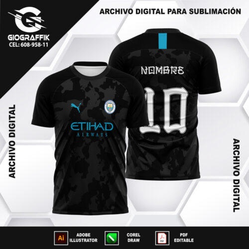 MANCHESTER CITY FANTASY CONCEPT GRUNGE