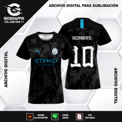 MANCHESTER CITY FANTASY CONCEPT GRUNGE