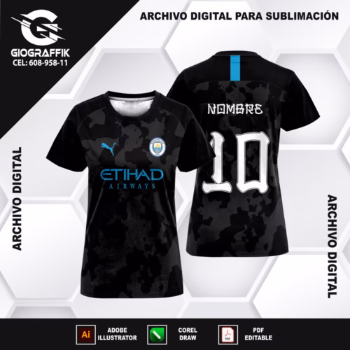 MANCHESTER CITY FANTASY CONCEPT GRUNGE