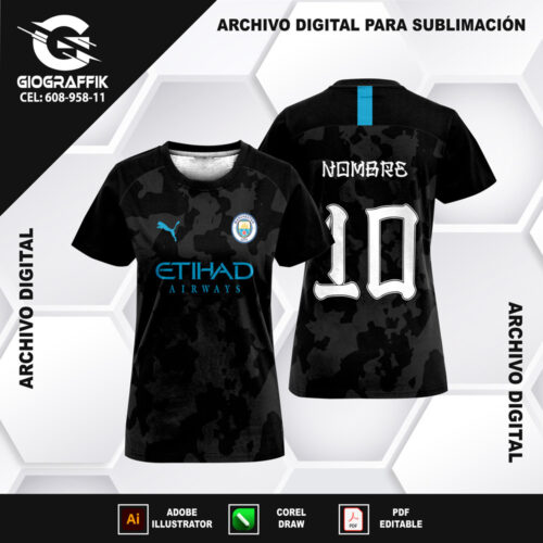 MANCHESTER CITY FANTASY CONCEPT GRUNGE