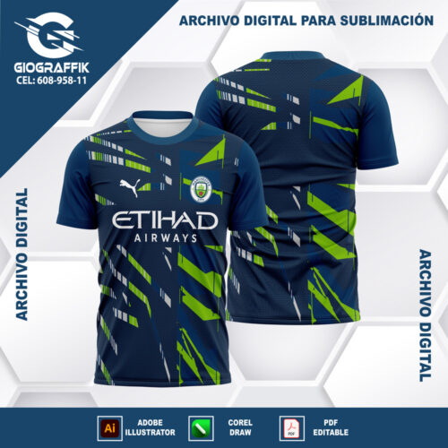 MANCHESTER CITY GEOMETRICO 2023 ENTRENAMIENTO