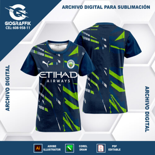 MANCHESTER CITY GEOMETRICO 2023 ENTRENAMIENTO