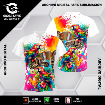 MASCOT CARNAVALERO COLOMBIA 2026 GRUNGE