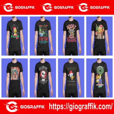 NAVIDAD CARICATURAS PLAYERAS