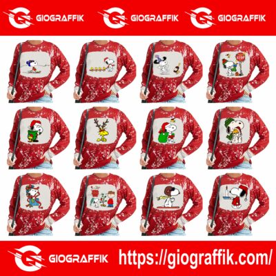 NAVIDAD SNOOPY PLAYERAS