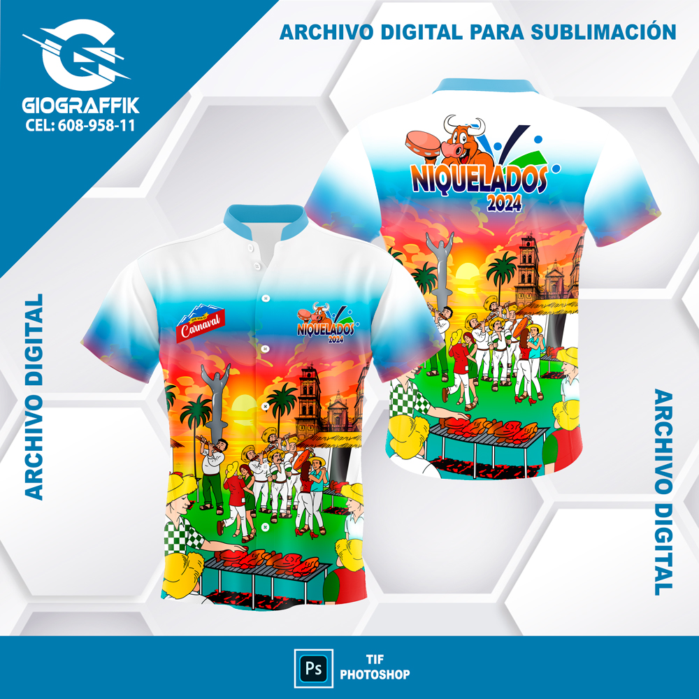 NIQUELADOS TRAMA DEGRADE CARNAVAL