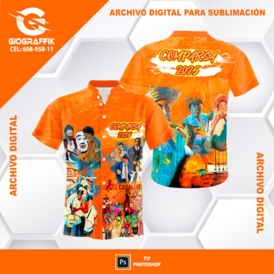 ORANGE CARNAVAL BACKGROUND