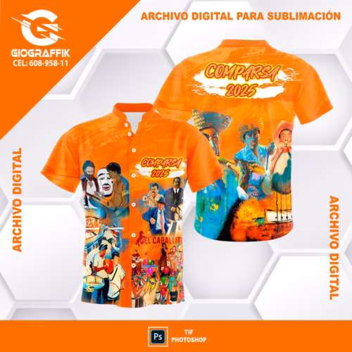 ORANGE CARNAVAL BACKGROUND